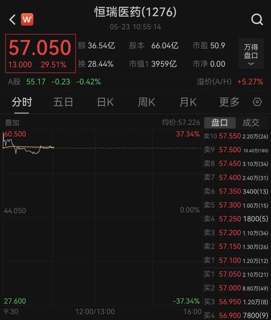又一只A+H股，恒瑞医药来了！牛股标准“三件套”：顶格定价、超额认购、开盘大涨！  第1张
