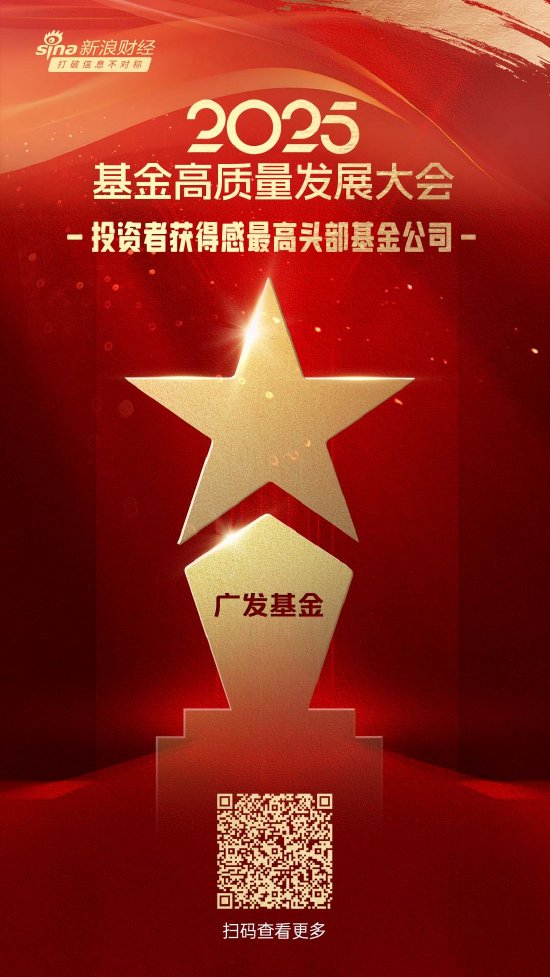 2025公募基金荣誉榜:广发基金获得最具影响力基金公司、投资者获得感最高头部基金公司等6项大奖 第2张 2025公募基金荣誉榜:广发基金获得最具影响力基金公司、投资者获得感最高头部基金公司等6项大奖 第2张