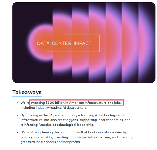 Meta确认:6000亿美元投资计划 第1张 Meta确认:6000亿美元投资计划 第1张