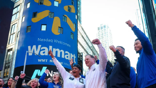沃尔玛市值突破1万亿美元 跻身一众科技巨头之列 第1张 沃尔玛市值突破1万亿美元 跻身一众科技巨头之列 第1张