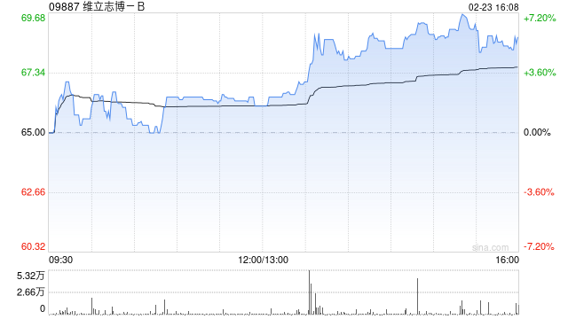 维立志博-B午后上涨6% 公司下月有望成为港股通标的  第1张