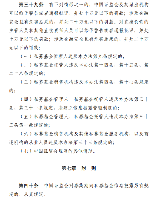 涉及1.9万家管理人!私募基金信息披露新规落地:十大要点必看,最高罚20万! 第16张 涉及1.9万家管理人!私募基金信息披露新规落地:十大要点必看,最高罚20万! 第16张