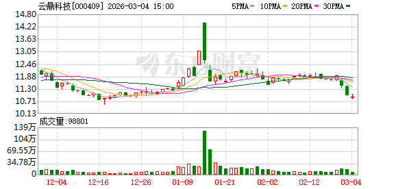 云鼎科技:公司股价表现受到多重复杂因素共同影响 第1张 云鼎科技:公司股价表现受到多重复杂因素共同影响 第1张