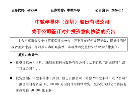 688380,增资拟IPO“芯”公司 第1张 688380,增资拟IPO“芯”公司 第1张