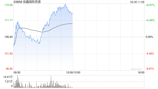 佳鑫国际资源午前涨超6% 全年扭亏为盈赚3.05亿港元  第1张